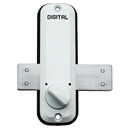Mechanical Surface Mount Digital Keyless Combination Lock White